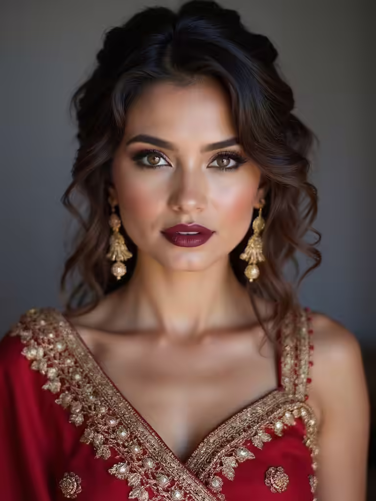 open hairstyles saree grace