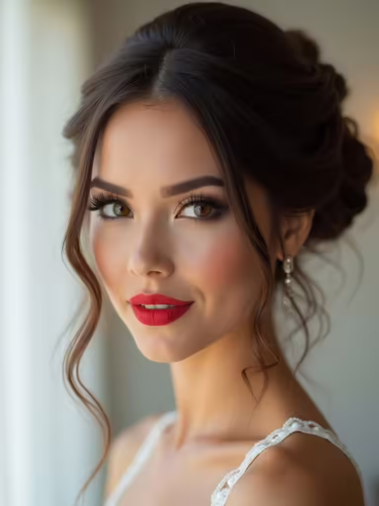 ornate bridal portrait hairview