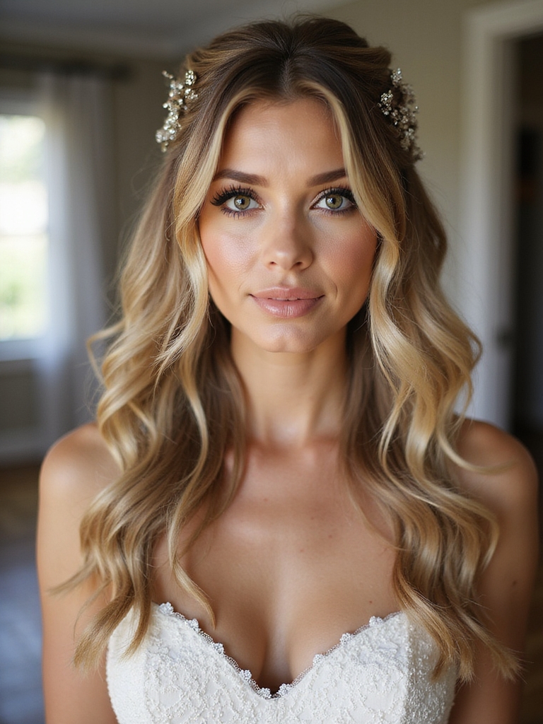 perfect bridal hair accessory trio