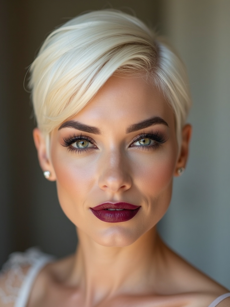 pixie cuts for weddings