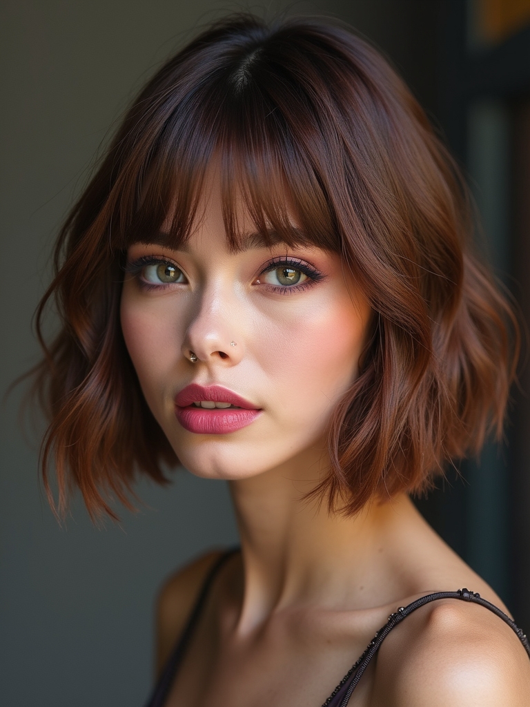 polished bob for face shapes