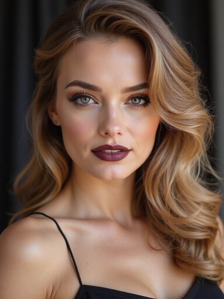 polished chignon to waves