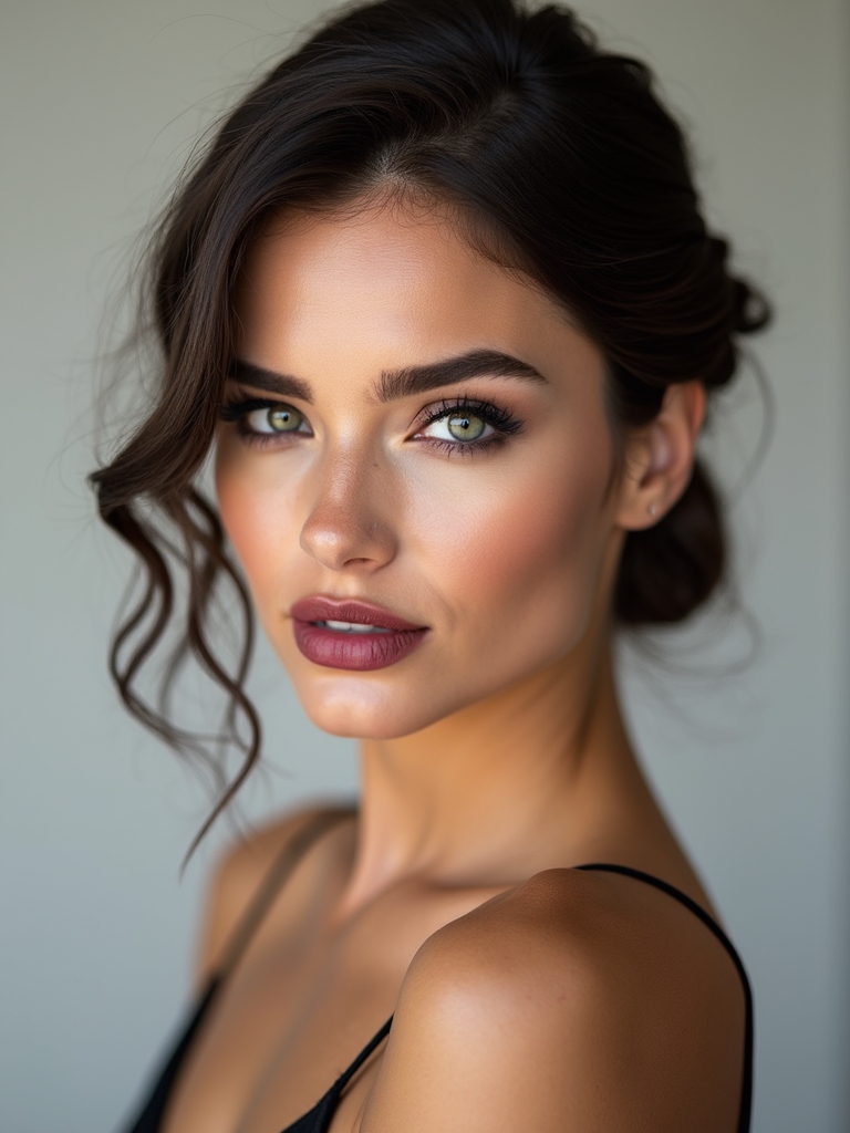 polished elegant low chignon