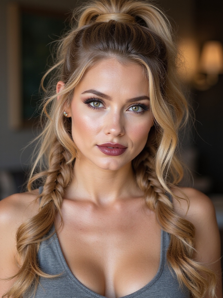 polished free spirited boho ponytail