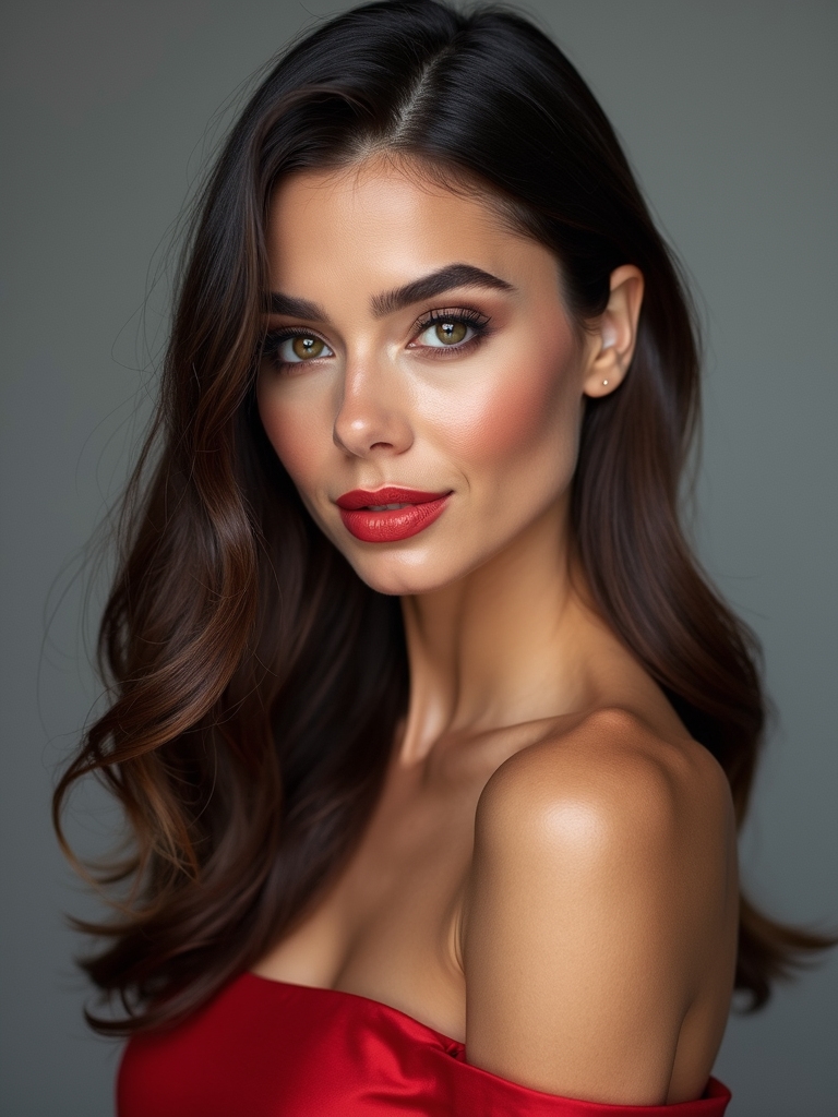 polished sleek side tuck