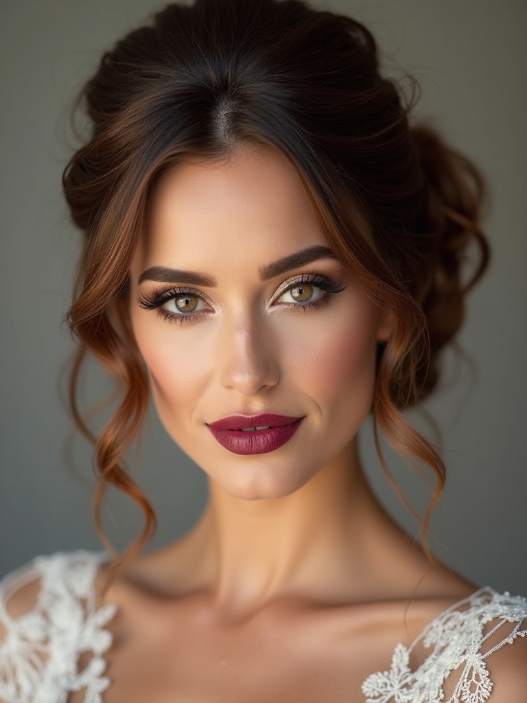 prepare brunette hair meticulously