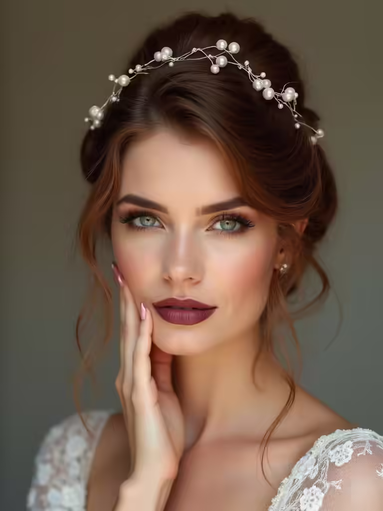 regal crown inspired bridal hairstyles
