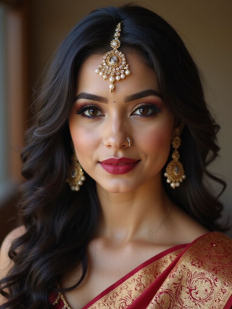 regal glossy cascading side waves