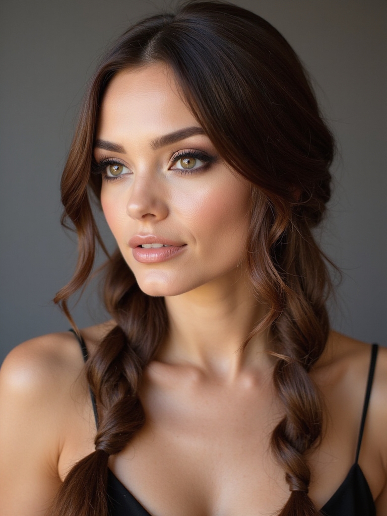 romantic fishtail braid elegance