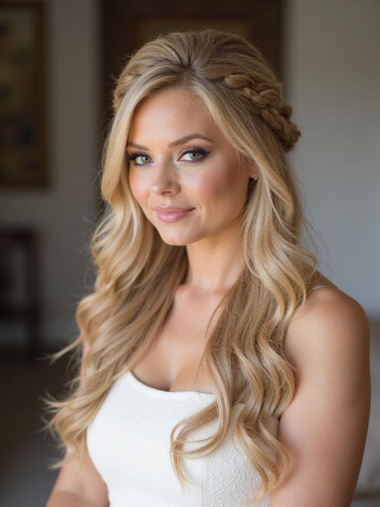 romantic intricate braided bridal updos