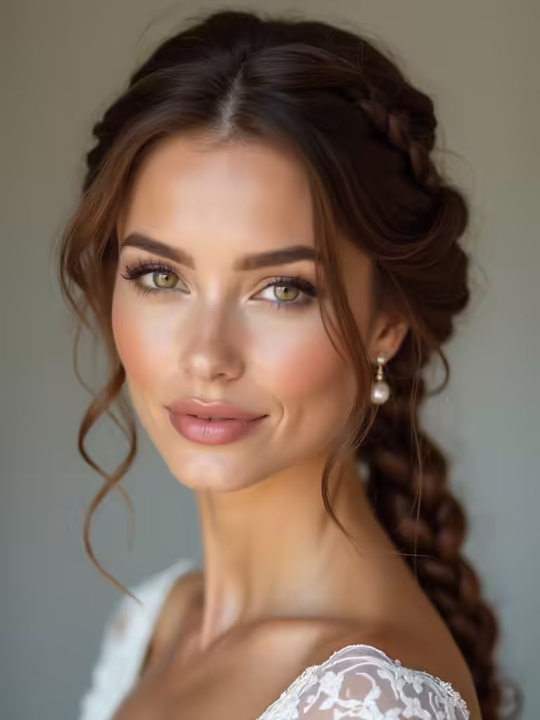 romantic intricate braided wedding styles