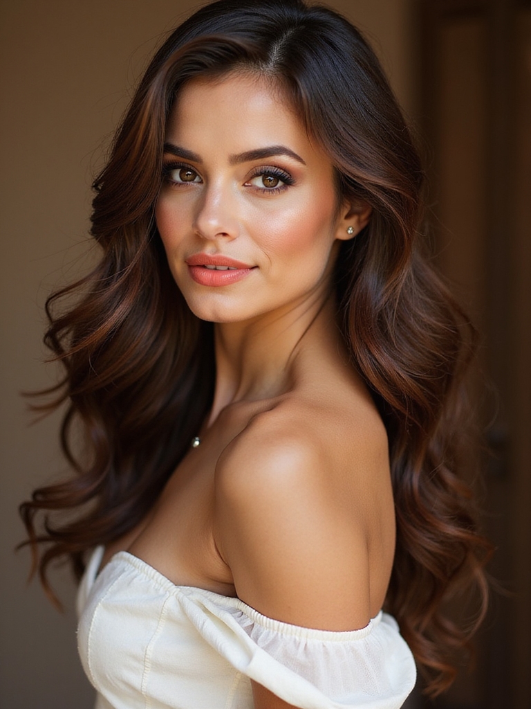 romantic loose waves hairstyle