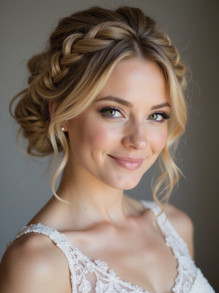 romantic rustic braided hairstyle trends