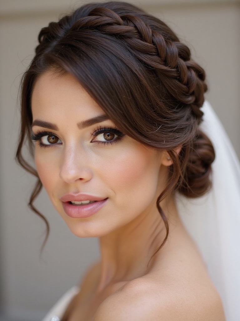 romantic whimsical braided bridal looks