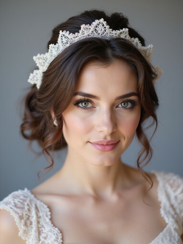 romantic whimsical soft updos