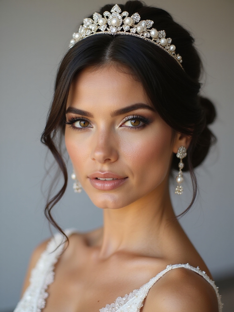 royal crown bridal hairstyles