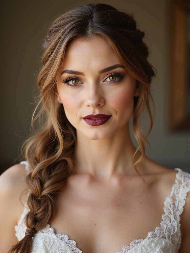 sculpted airy fishtail braid