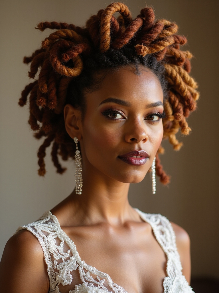 sculptural ancestral ceremonial crown hairstyles