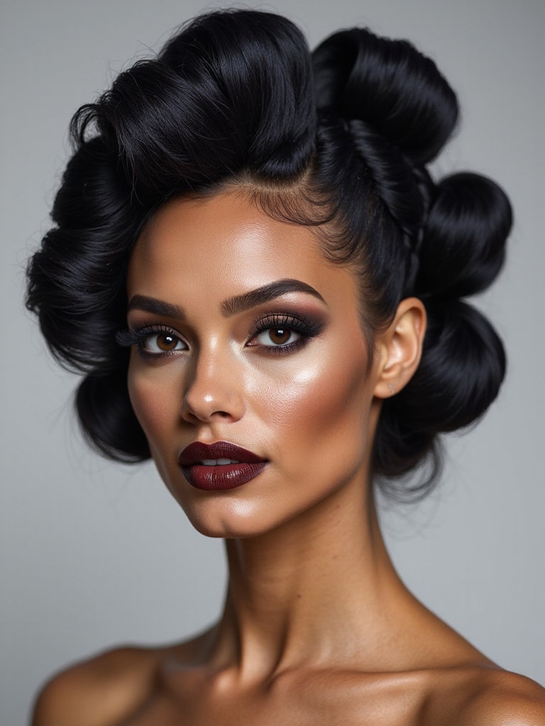 sculptural elegance in hairstyles
