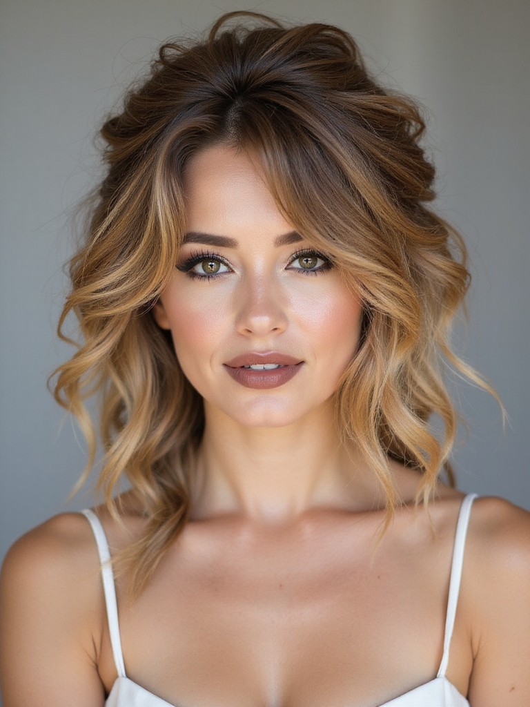sea sprayed textured dance proof updo