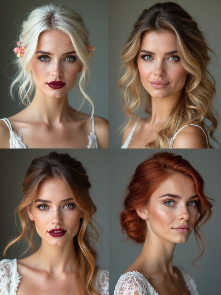 seasonal wedding hair inspiration