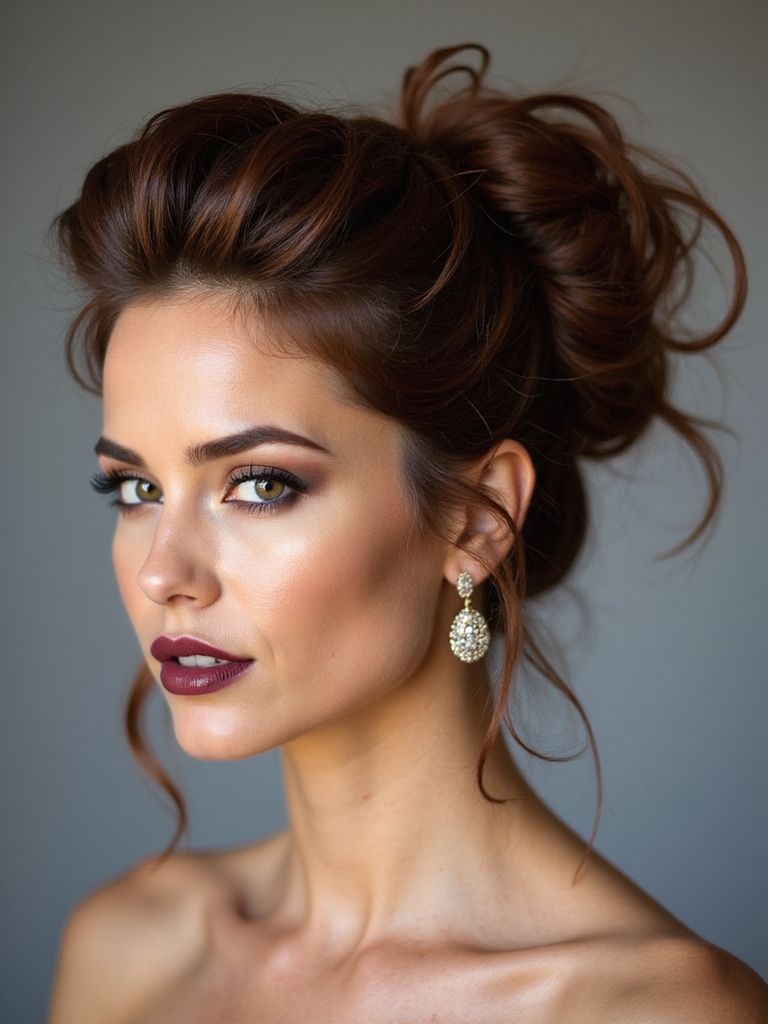 secure elegant bridal updo