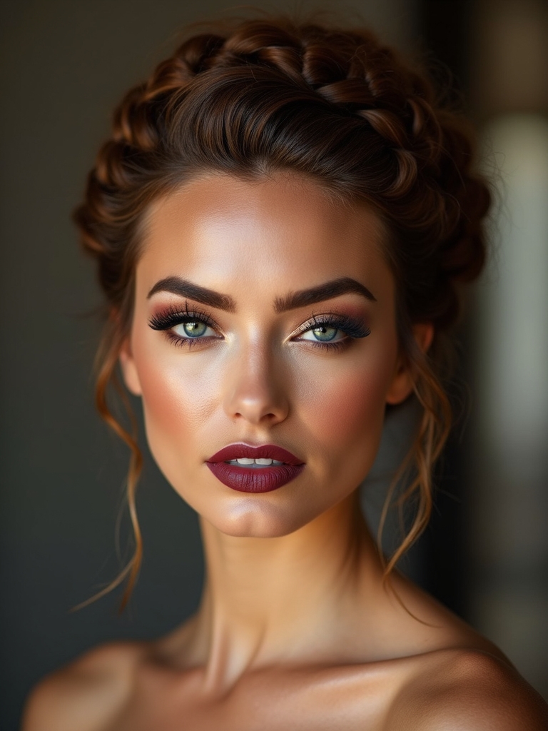 secure polished braided crown