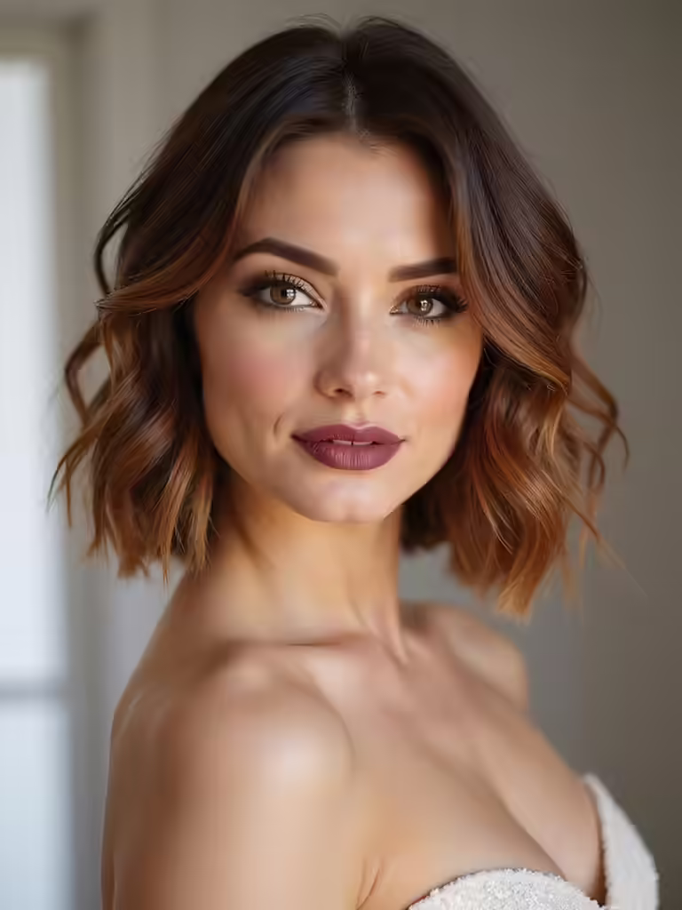 short bridesmaid hairstyle inspiration