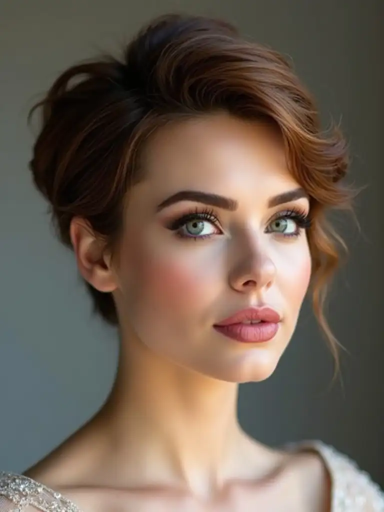 short confident bridesmaid hairstyles