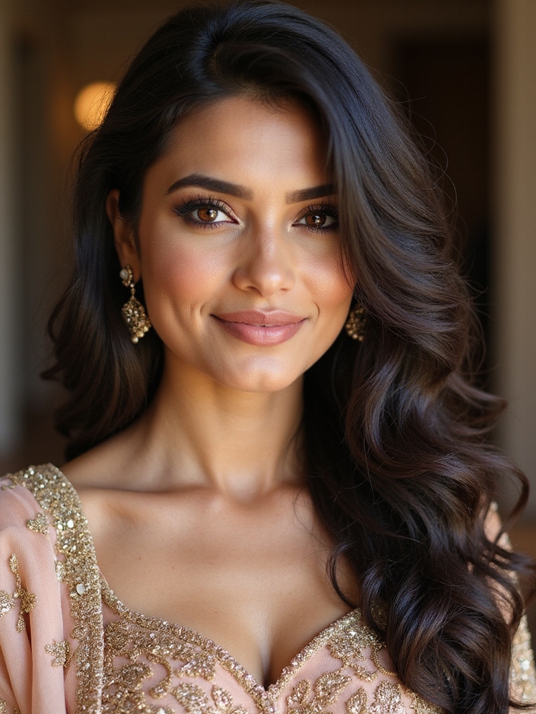 side swept jasmine adorned braid