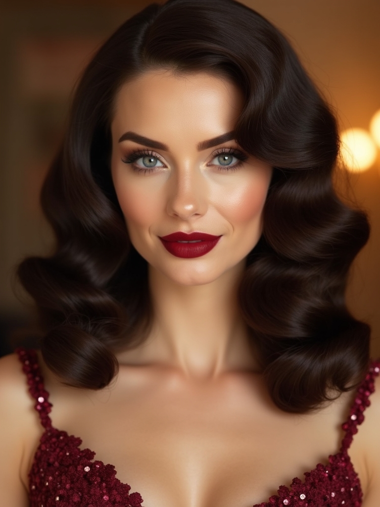 sleek high shine retro waves