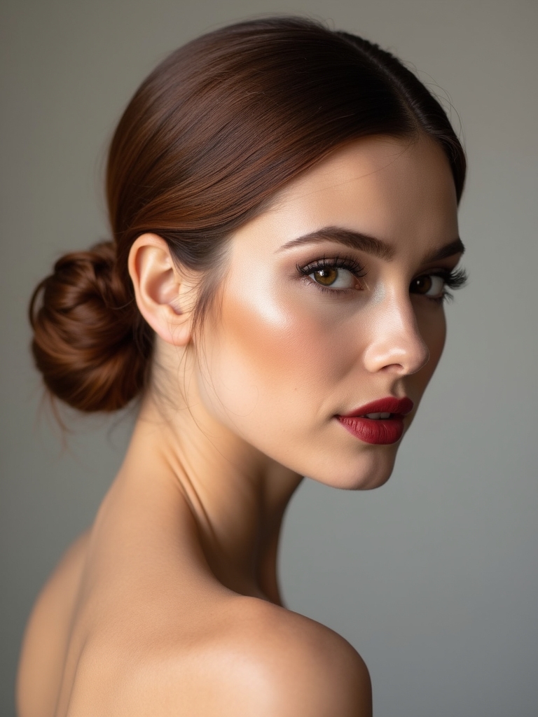 sleek low bun styling techniques