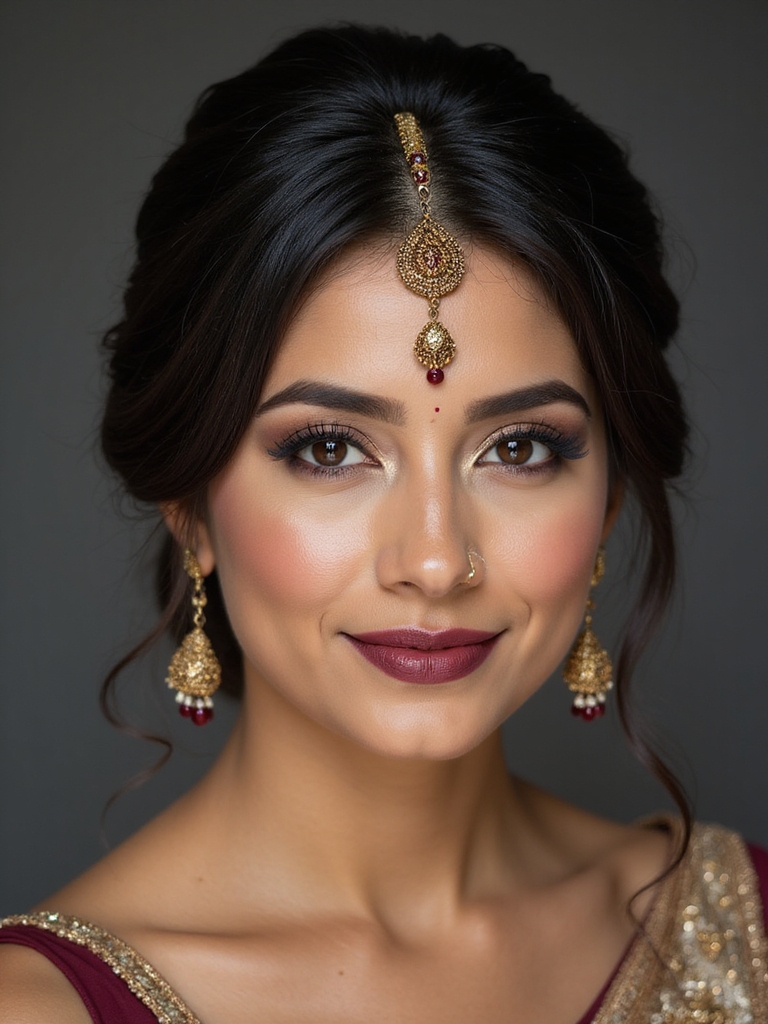 sleek low knot elegance
