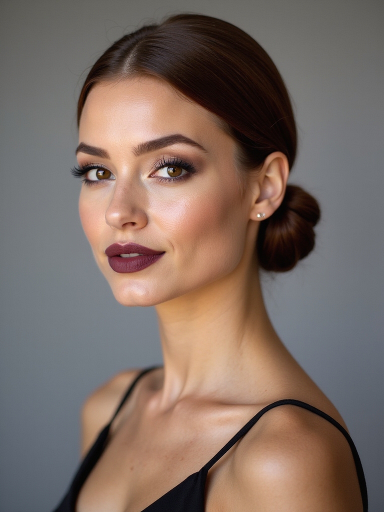 sleek low sculpted knot