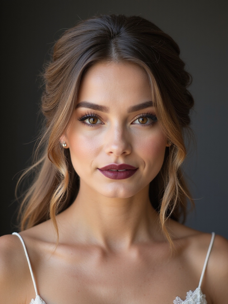 sleek low twisted bun