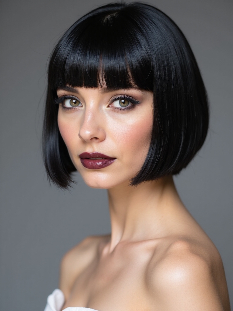 sleek minimalist bridal elegance