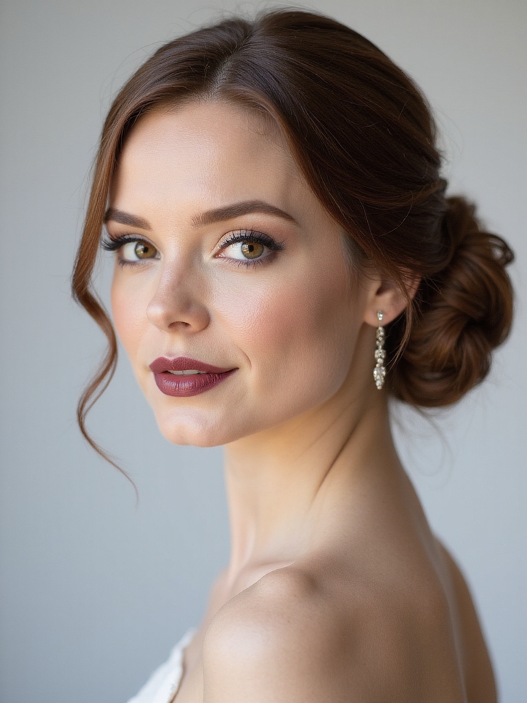 sleek modern wedding hairstyles