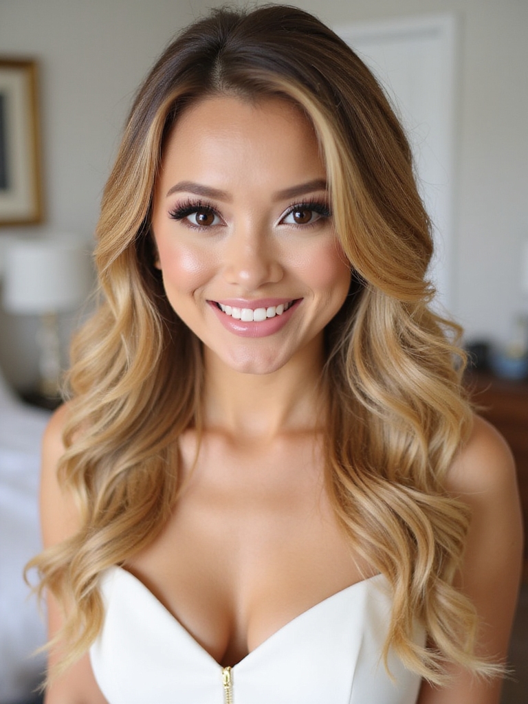 sleek show stopping bridal blowouts