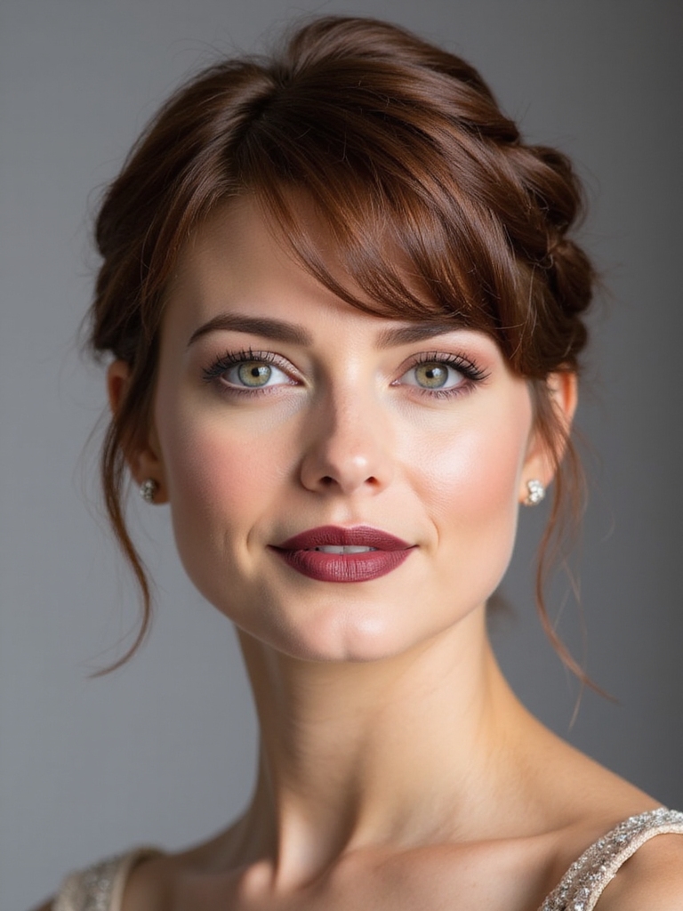 slim textured crown braid