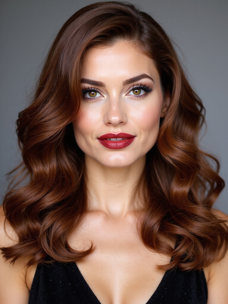 smooth sculpted glossy s waves
