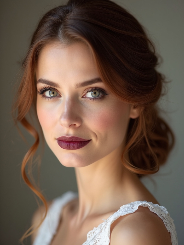 soft delicate bridal strands