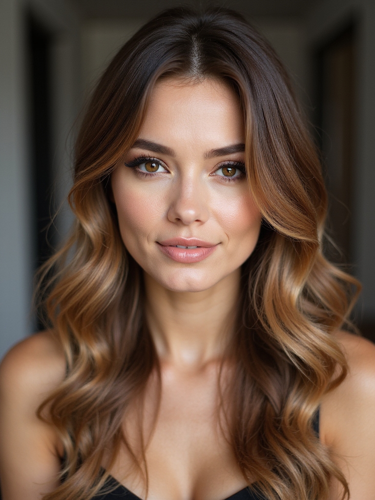 soft face framing loose waves