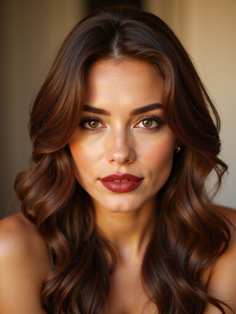soft face framing tousled waves