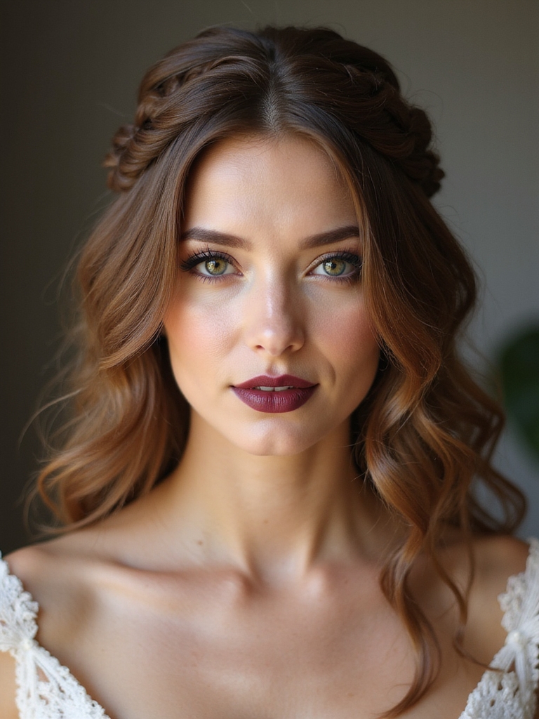 soft halo braided crown