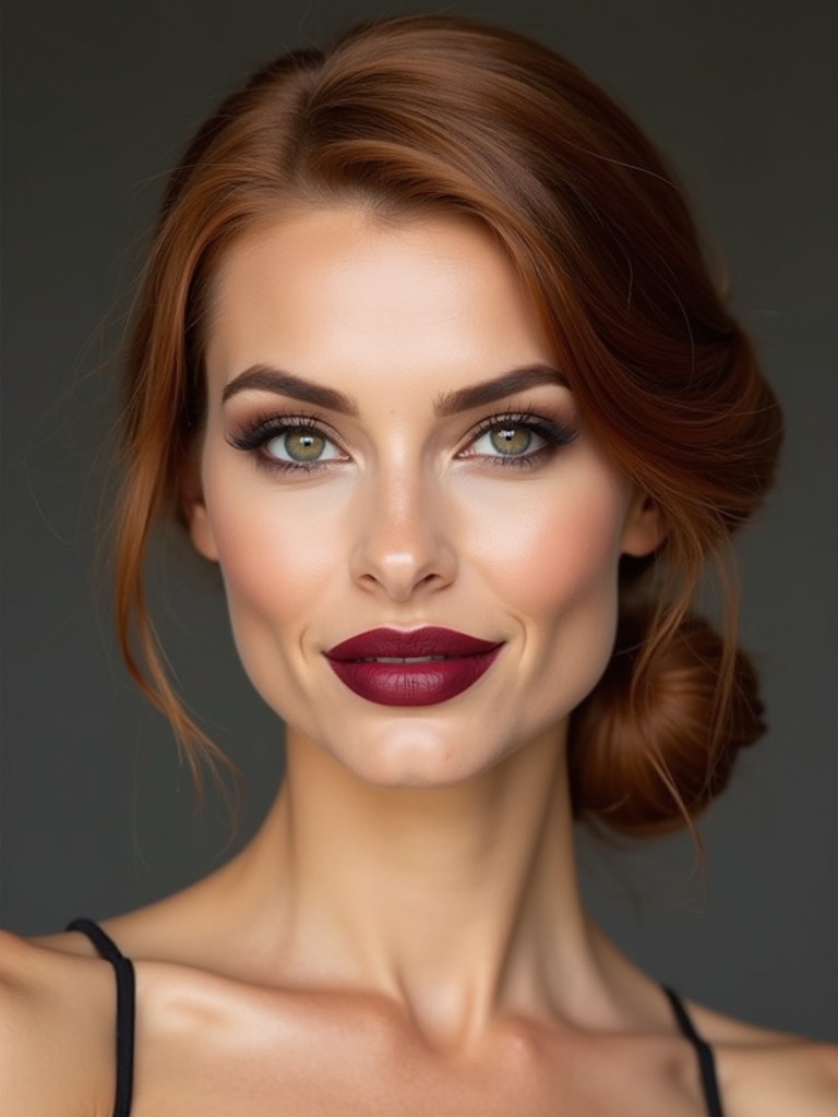 soft low chignon elegance