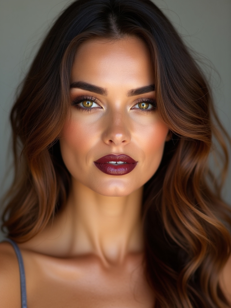 soft romantic face framing waves
