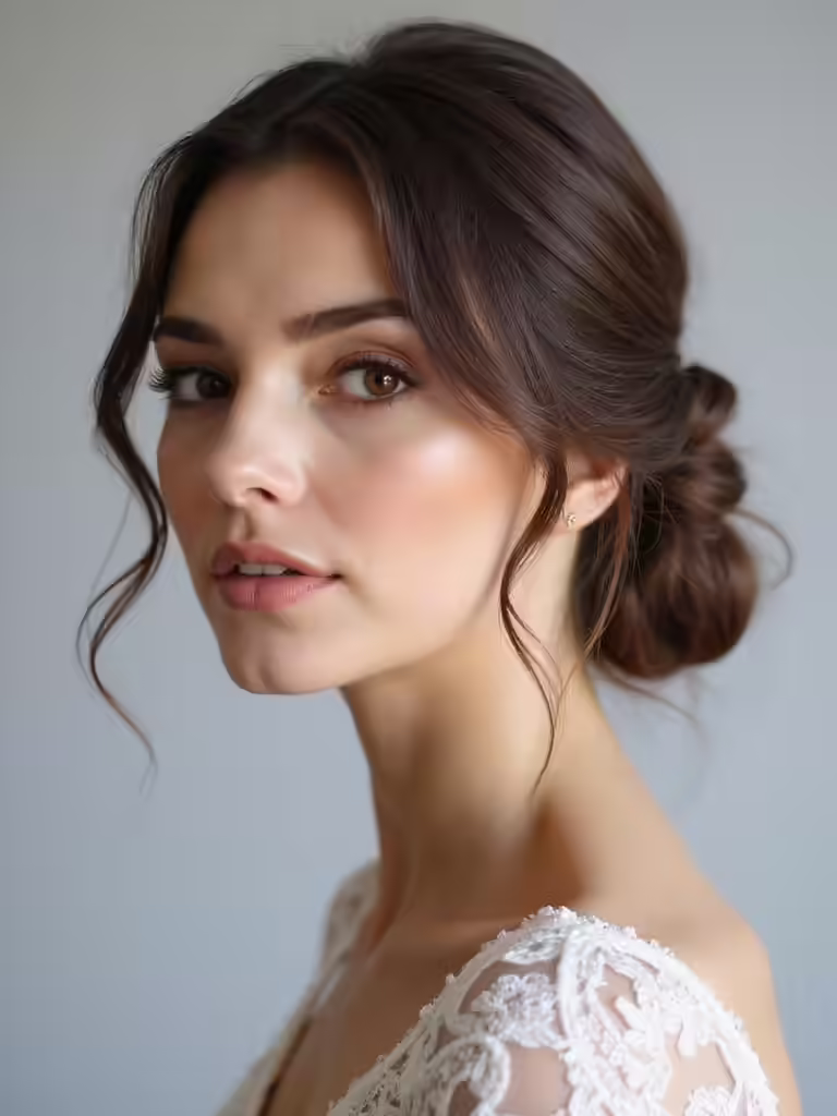 soft romantic side hairstyles