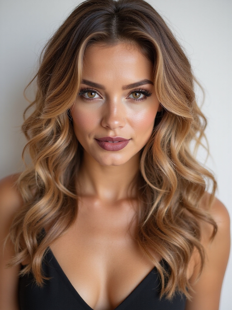 soft romantic waves tousled