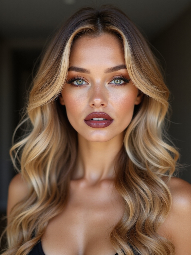 soft s shaped luminous waves