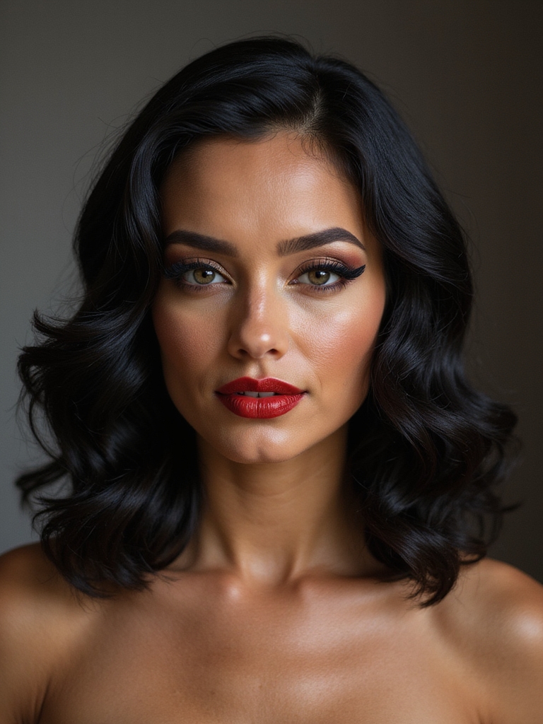 soft sculpted vintage waves